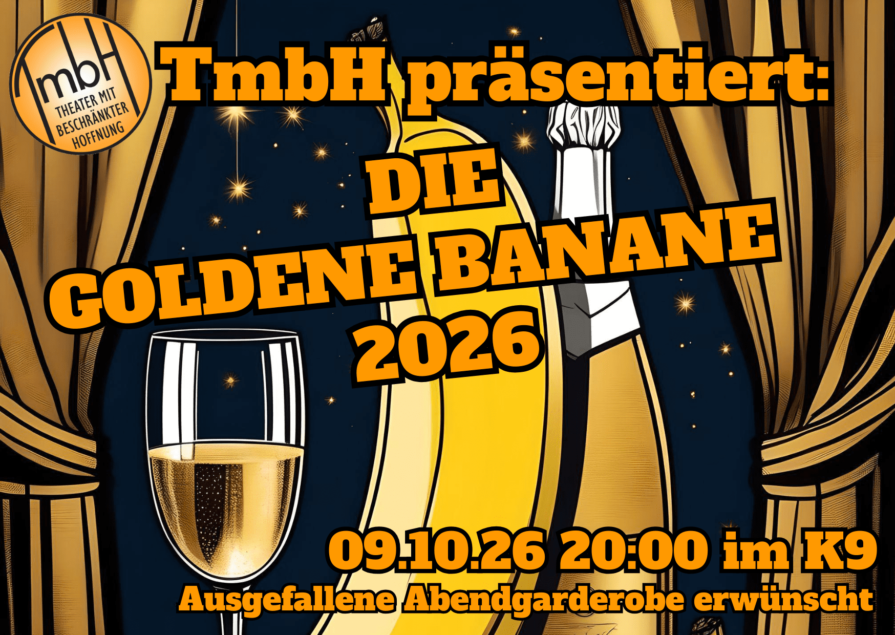 TmbH spielt Impro-Show "Die Goldene Banane"